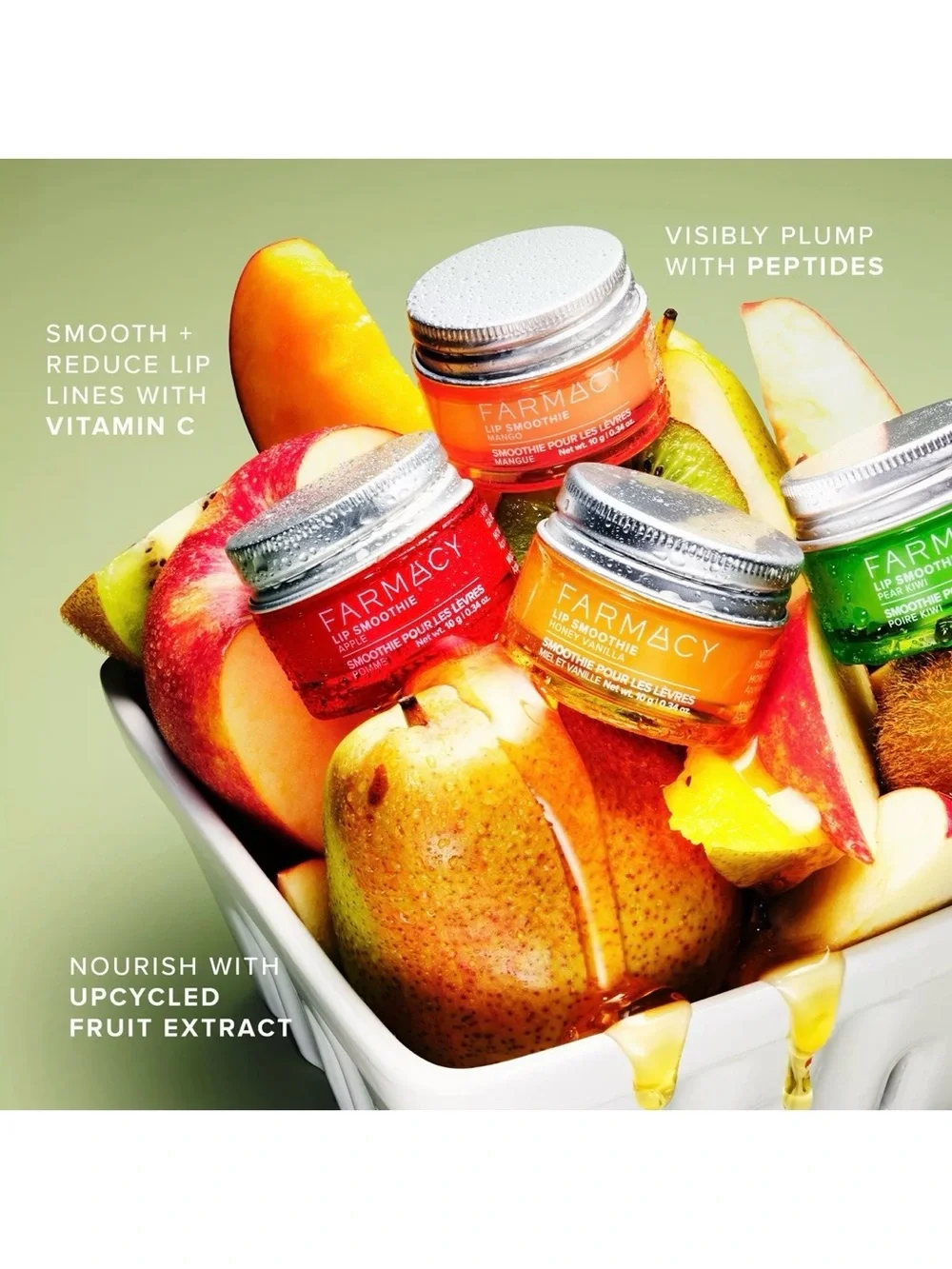 Farmacy Honey Vanilla Lip Smoothie .34oz